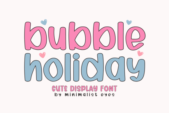 Bubble Holiday Font - Featured Image
