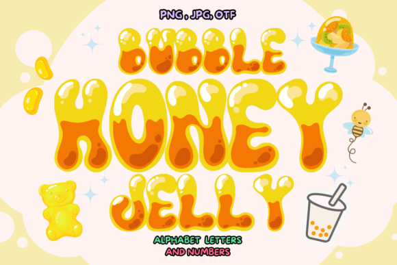 Bubble Honey Jelly Font - Featured Image