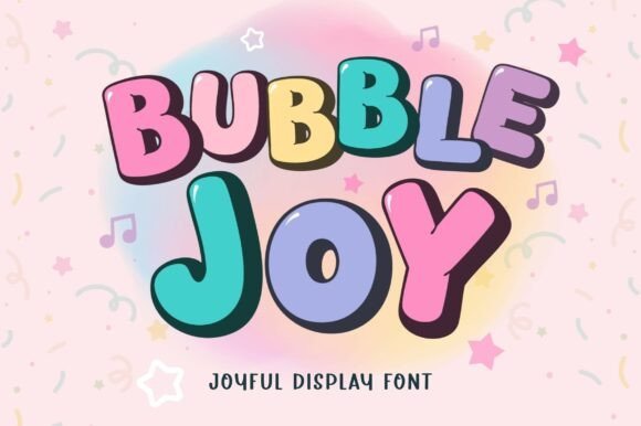 Bubble Joy Font - Featured Image