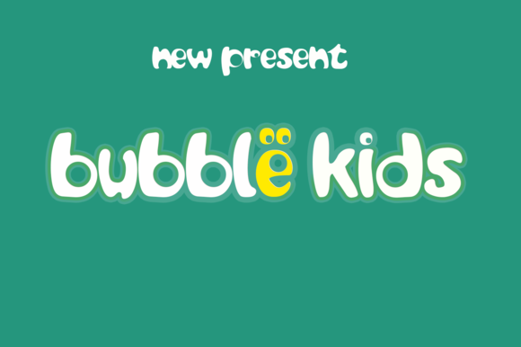 Bubble Kids Font - Featured Image