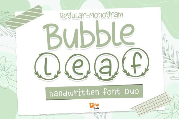 Bubble Leaf Font - Featured Image