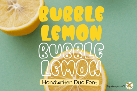 Bubble Lemon Font - Featured Image