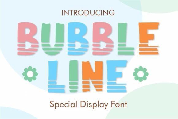 Bubble Line Font - Featured Image