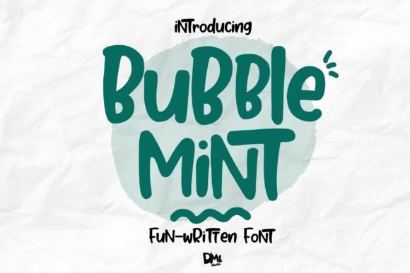 Bubble Mint Font - Featured Image