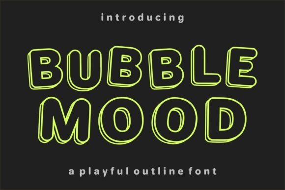 Bubble Mood Font - Featured Image