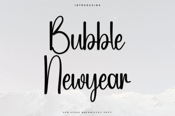 Bubble Newyear Font - Featured Image