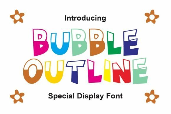 Bubble Outline Font - Featured Image
