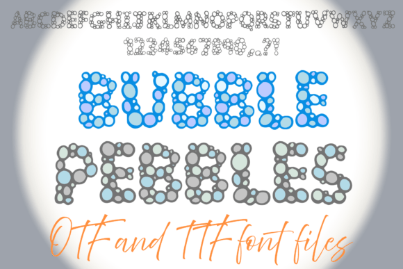 Bubble Pebble Font - Featured Image