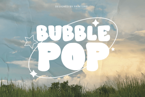 Bubble Pop Font - Featured Image