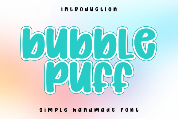Bubble Puff Font - Featured Image