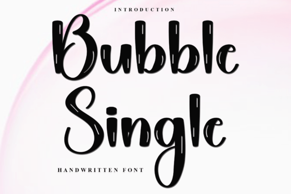 Bubble Single Font - Featured Image