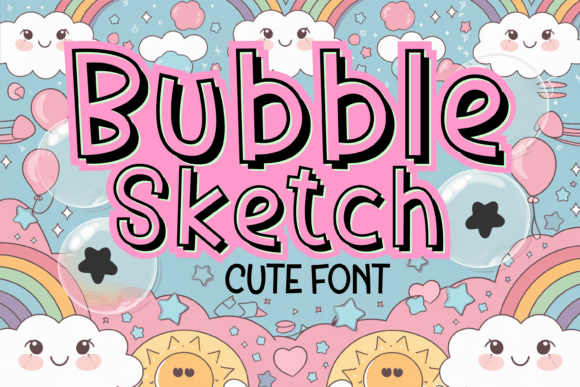 Bubble Sketch Font - Featured Image