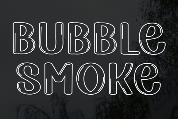 Bubble Smoke Font - Featured Image