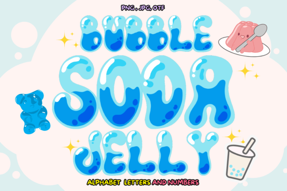 Bubble Soda Jelly Font - Featured Image