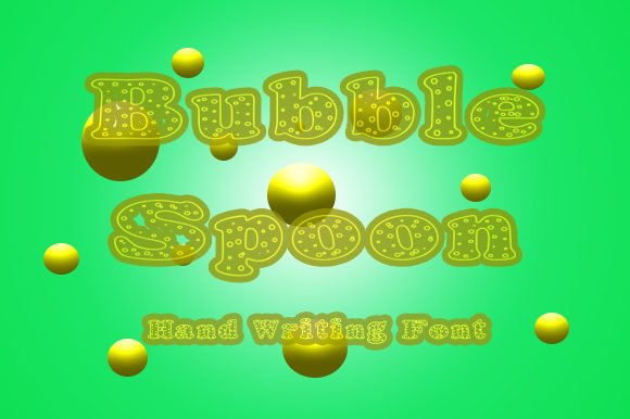 Bubble Spoon Font - Featured Image