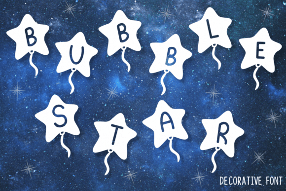 Bubble Star Font - Featured Image