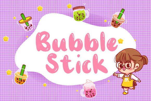 Bubble Stick Font - Featured Image