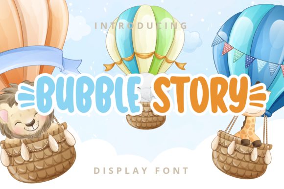 Bubble Story Font - Featured Image
