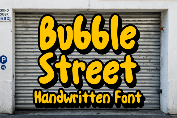 Bubble Street Font - Featured Image
