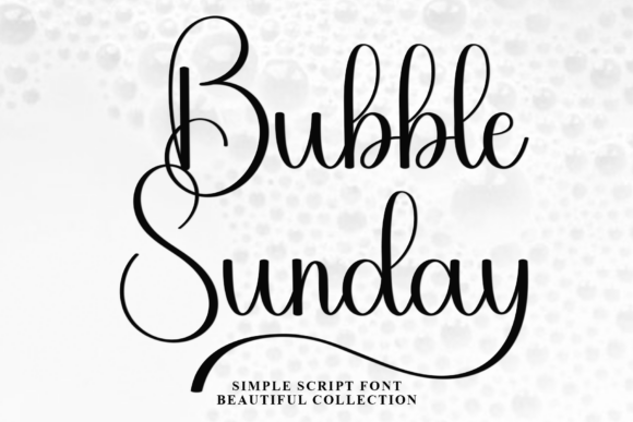 Bubble Sunday Font - Featured Image
