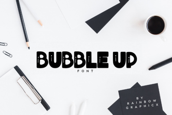 Bubble Up Font - Featured Image