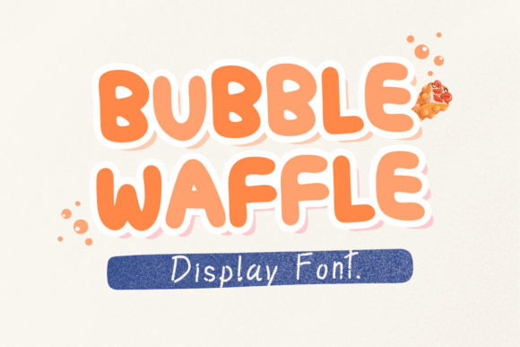 Bubble Waffle Font - Featured Image