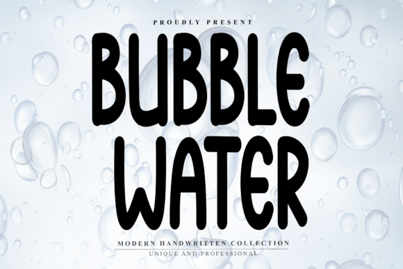 Bubble Water Font - Featured Image