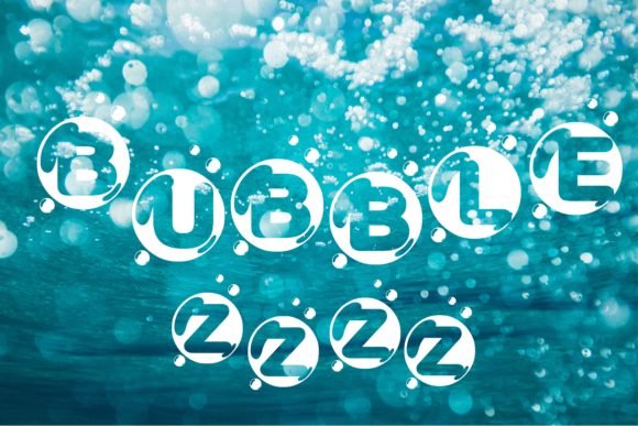 Bubble ZZZ Font - Featured Image