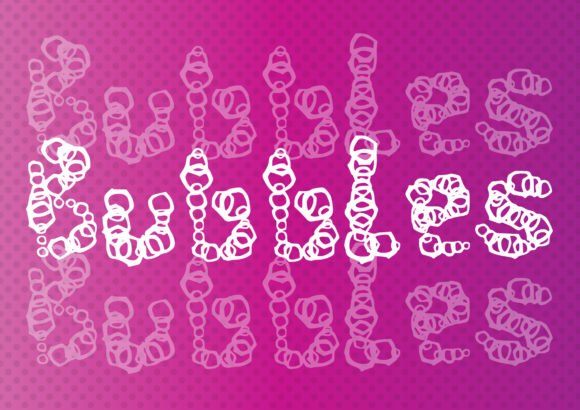 Bubbles Font - Featured Image