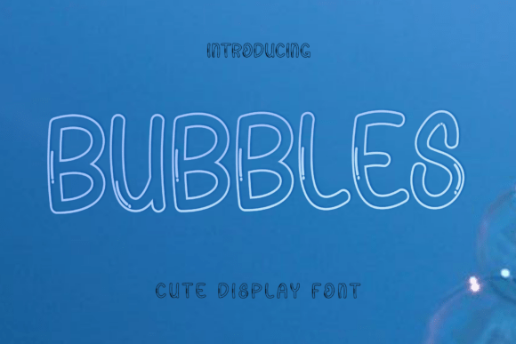 Bubbles Font - Featured Image