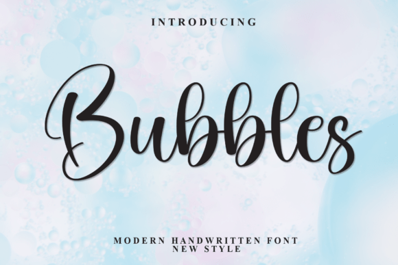 Bubbles Font - Featured Image