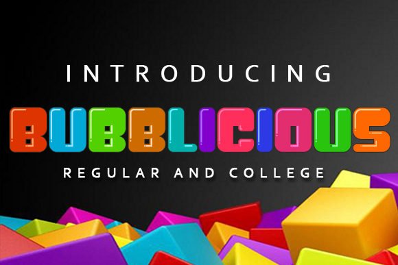 Bubblicious Font - Featured Image