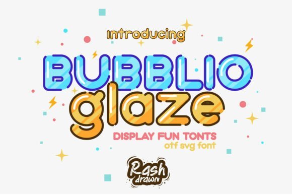 Bubblio Glaze Font - Featured Image