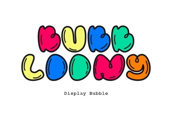 Bubbloony Font - Featured Image