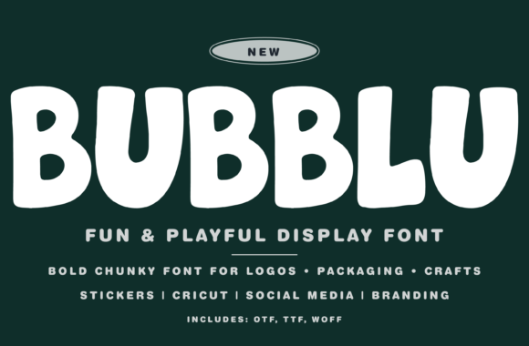 Bubblu Font - Featured Image