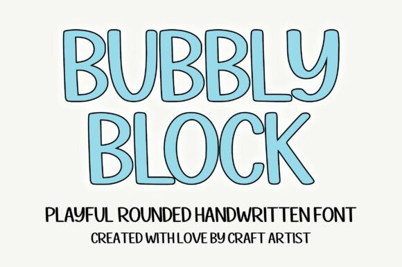 Bubbly Block Font - Featured Image