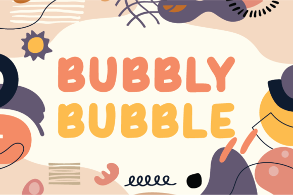 Bubbly Bubble Font - Featured Image