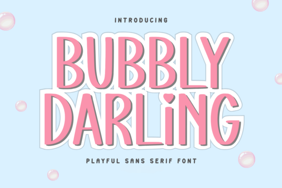 Bubbly Darling Font - Featured Image