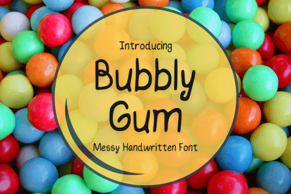 Bubbly Gum Font - Featured Image