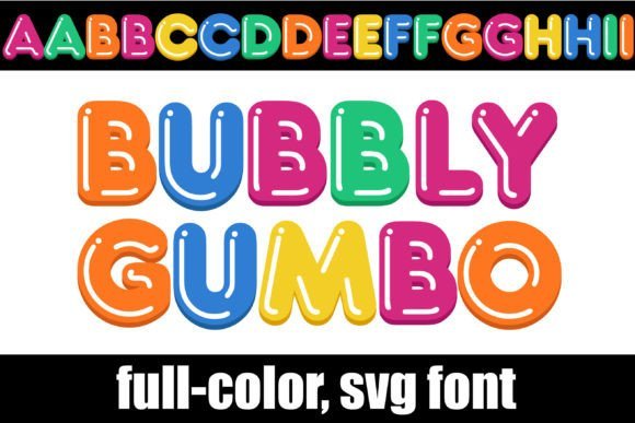 Bubbly Gumbo Font - Featured Image