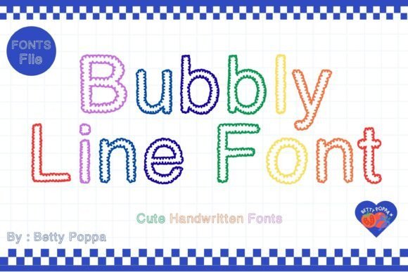 Bubbly Line Font - Featured Image