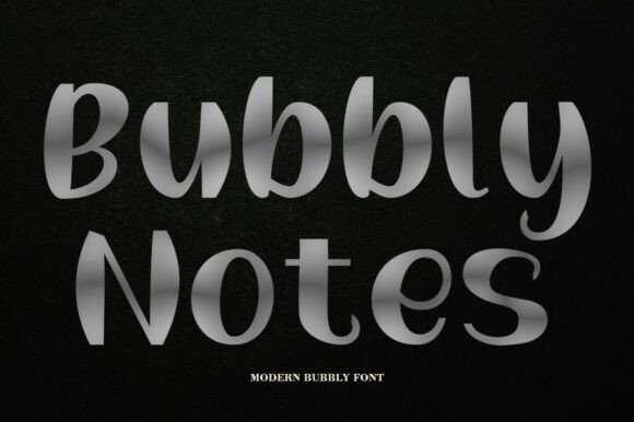 Bubbly Notes Font - Featured Image