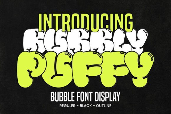 Bubbly Puffy Font - Featured Image