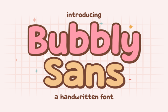 Bubbly Sans Font - Featured Image