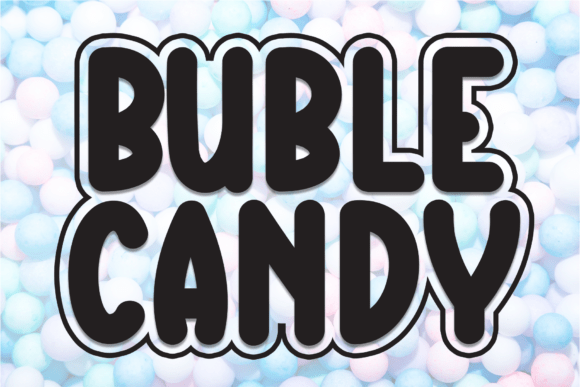 Buble Candy Font - Featured Image