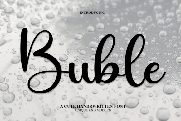 Buble Font - Featured Image