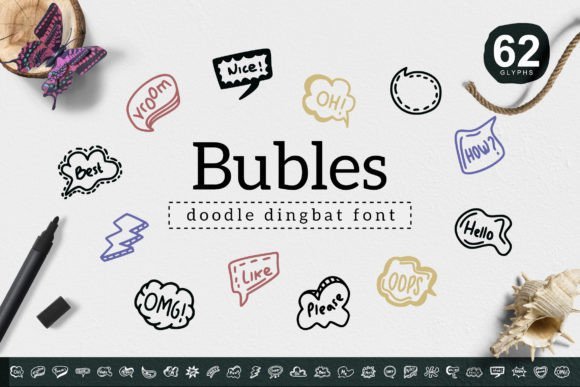 Bubles Font - Featured Image