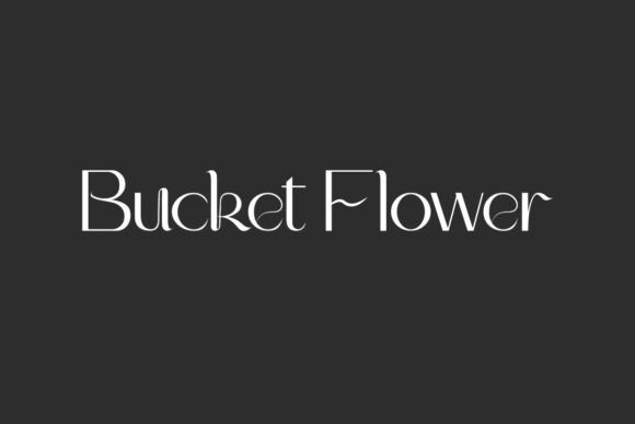 Bucket Flower Font - Featured Image