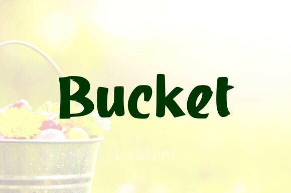 Bucket Font - Featured Image