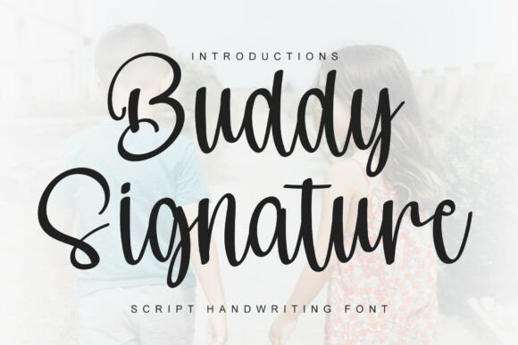 Buddy Signature Font - Featured Image